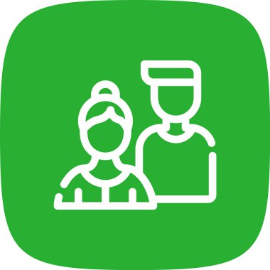 Doktor Avatar simgesi, vektör illüstrasyonu