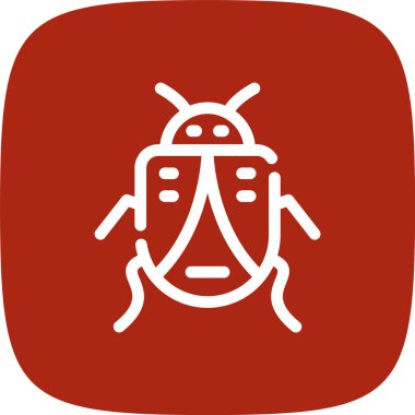 böcek simge vektör çizim