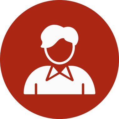 Bir kadın simgesinin vektör illüstrasyonu