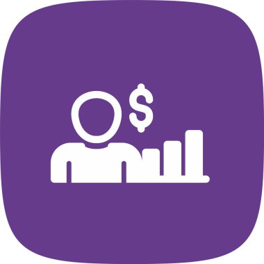 Dolar simgesi ve vektör illüstrasyonuyla dolar işareti