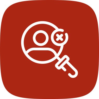 Seo modern simgesinin vektör illüstrasyonu, büyüteç