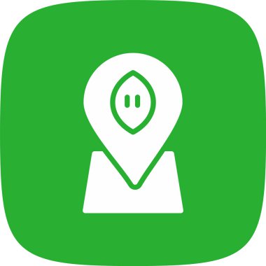 konum haritası gezinme simgesi ana hat biçiminde