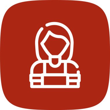 Sırt çantalı kadın avatarı