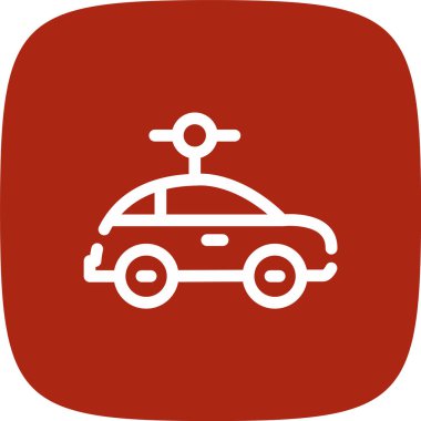 Kişisel ve ticari kullanım için taksi vektör simgesi simgesi çizimi..