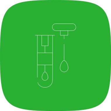 Tıbbi Tüketilebilir Hat Köşesi Basit Simge, Vektör Resimleri