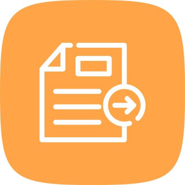 Vektör belgesi Simge illüstrasyonu