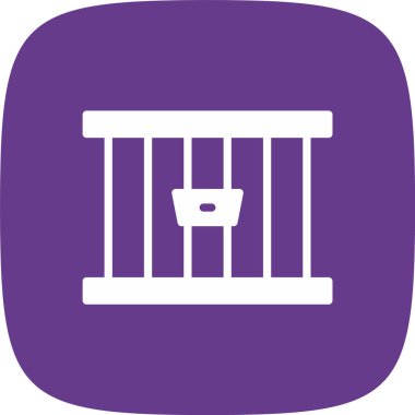 Hapishane simge vektör çizim