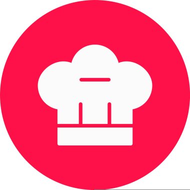 Toque, Basit Vektör Simgesi İllüstrasyonu