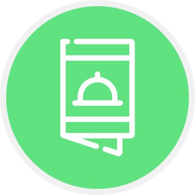 Menü, Basit Vektör Simgesi İllüstrasyonu