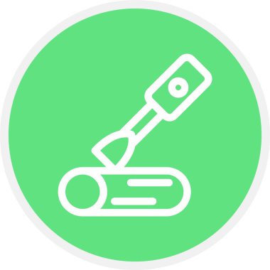 Ahşap oymacılık, Basit Vektör Simgesi İllüstrasyonu