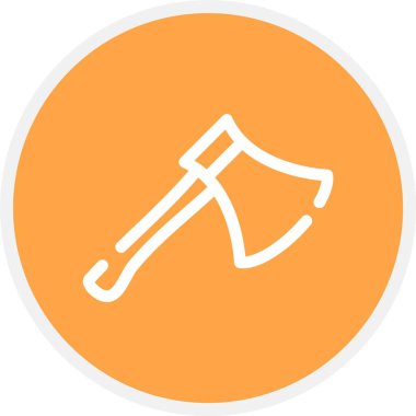 Axe, Basit Vektör Simgesi İllüstrasyonu