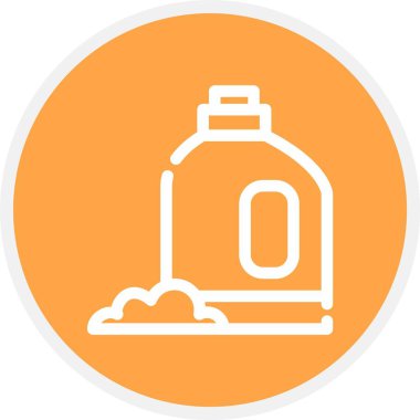 Deterjan, Basit Vektör Simgesi İllüstrasyonu