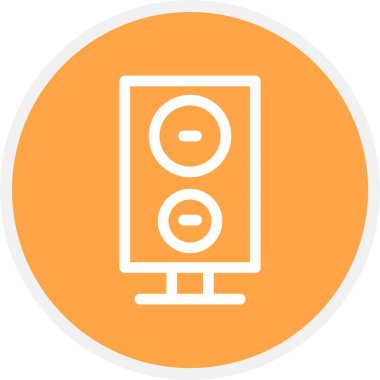 Sözcü, Basit Vektör Simgesi İllüstrasyonu