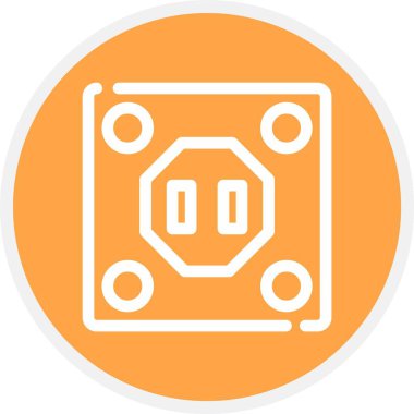 Dohyo, Basit Vektör Simgesi İllüstrasyonu