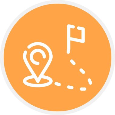 Yönlendirme, Basit Vektör Simgesi İllüstrasyonu