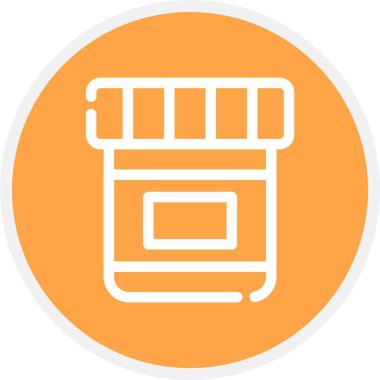 Dışkı Testi, Basit Vektör Simgesi İllüstrasyonu