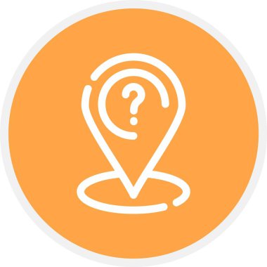 Soru, Basit Vektör Simgesi İllüstrasyonu