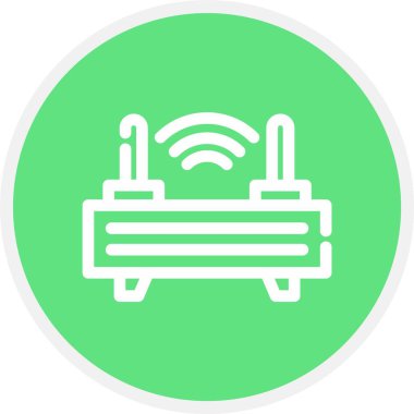 Yönlendirici, Basit Vektör Simgesi İllüstrasyonu