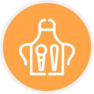 Önlük, Basit Vektör Simgesi ResmiComment