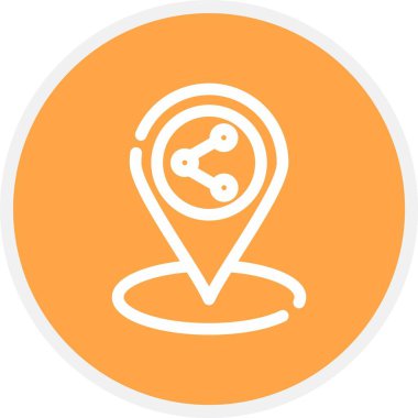 Paylaş, Basit Vektör Simgesi İllüstrasyonu