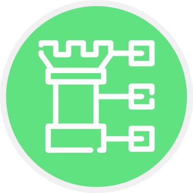 Strateji, Basit Vektör Simgesi İllüstrasyonu