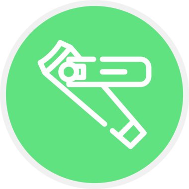 Çivi Kesici, Basit Vektör Simgesi İllüstrasyonu