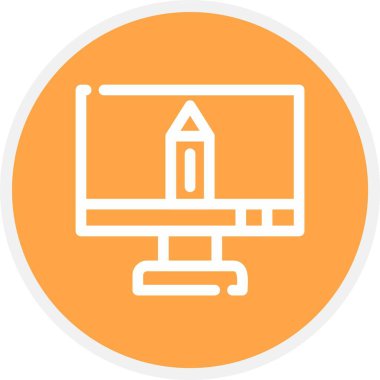 Grafik Tasarım, Basit Vektör Simgesi İllüstrasyonu