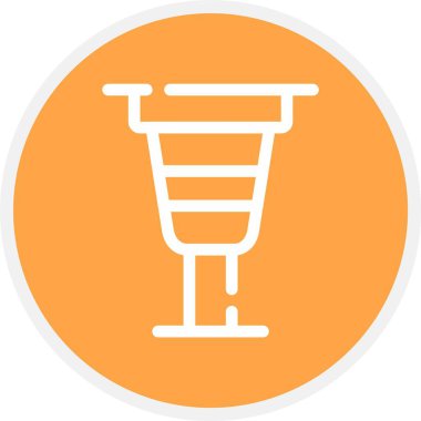 Peg Bacak, Basit Vektör Simgesi İllüstrasyonu