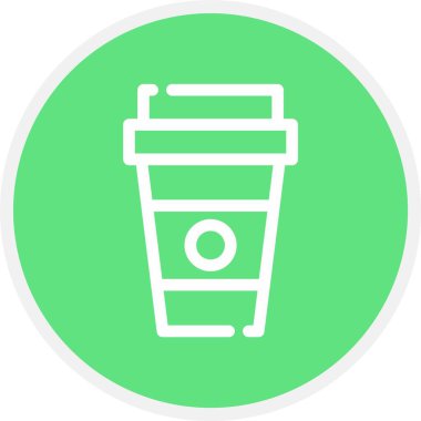 Soda, Basit Vektör Simgesi İllüstrasyonu