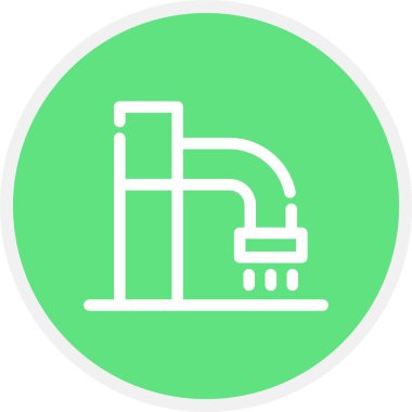 Tap, Basit Vektör Simgesi İllüstrasyonu