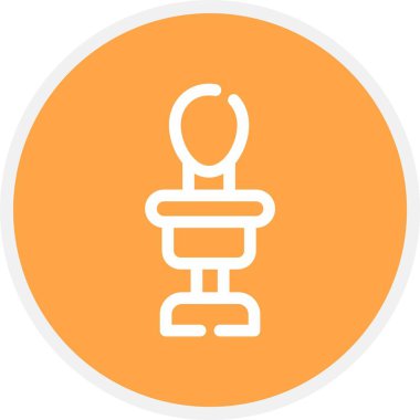 Kukla, Basit Vektör Simgesi İllüstrasyonu