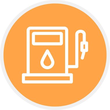 Yakıt, Basit Vektör Simgesi İllüstrasyonu