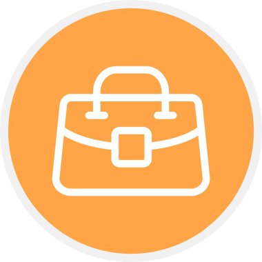 El Çantası, Basit Vektör Simgesi İllüstrasyonu