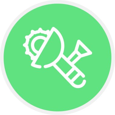 Kesici, Basit Vektör Simgesi İllüstrasyonu