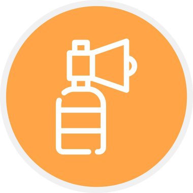 Boynuz, Basit Vektör Simgesi İllüstrasyonu