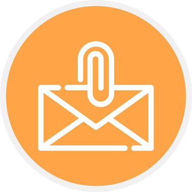 Dosya E- postası Ekle, Basit Vektör Simgesi ResmiComment