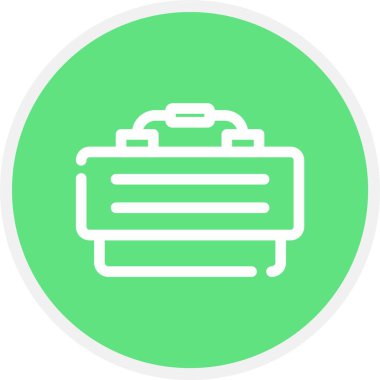 İlk Yardım Kiti, Basit Vektör Simgesi İllüstrasyonu