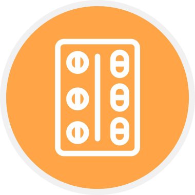 Haplar, Basit Vektör Simgesi İllüstrasyonu