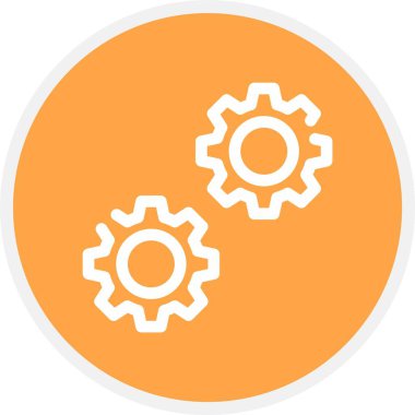 Ayarlar, Basit Vektör Simgesi İllüstrasyonu