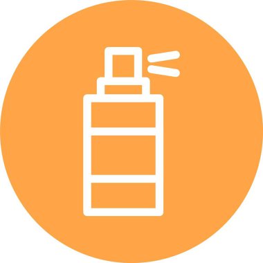 Sprey, Basit Vektör Simgesi İllüstrasyonu