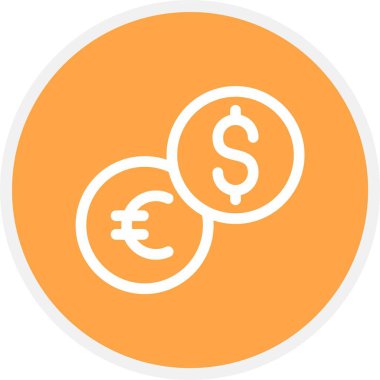 Borsa, Basit Vektör Simgesi İllüstrasyonu