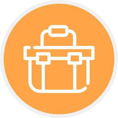 Araç Kutusu, Basit Vektör Simgesi İllüstrasyonu