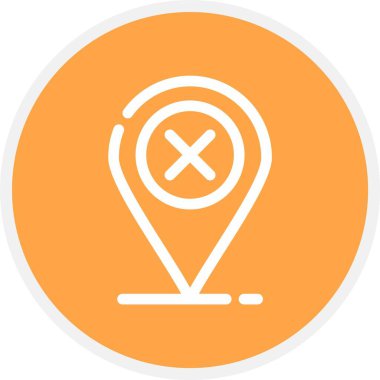 Yanlış, Basit Vektör Simgesi İllüstrasyonu