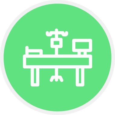 Kemoterapi, Basit Vektör Simgesi İllüstrasyonu