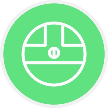 Direksiyon, Basit Vektör Simgesi İllüstrasyonu