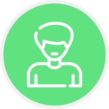 Avukat, Basit Vektör Simgesi İllüstrasyonu