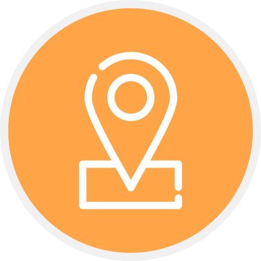 Konum Pin, Basit Vektör Simgesi ResmiComment