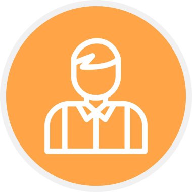 Hakem, Basit Vektör Simgesi İllüstrasyonu