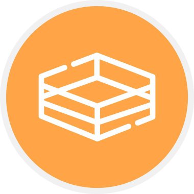 Halka, Basit Vektör Simgesi İllüstrasyonu