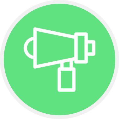 Boynuz, Basit Vektör Simgesi İllüstrasyonu